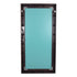 GloboStar® MAKEUP MIRROR-160x80-2 Μοντέρνος Καθρέπτης Μακιγιάζ με Πλαίσιο Φυσικού Ξύλου με Διακόπτη On/Off 20 x E27 AC220-240V - Μ80 x Π7 x Υ160cm - Καφέ Wenge - ledmania.gr