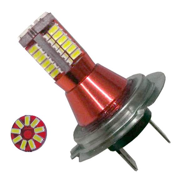 Λαμπτήρας LED H7 Can Bus με 57 SMD 3014 12 Volt 6000k GloboStar 77372 - ledmania.gr