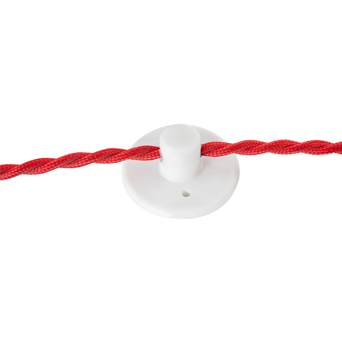 GloboStar® DIY 77561 Επιτοίχιο Εξάρτημα Στήριξης Καλωδίου Φωτιστικού - Φ4.5 x Υ2cm - Λευκό - Σιλικόνης - 5 Χρόνια Εγγύηση - ledmania.gr