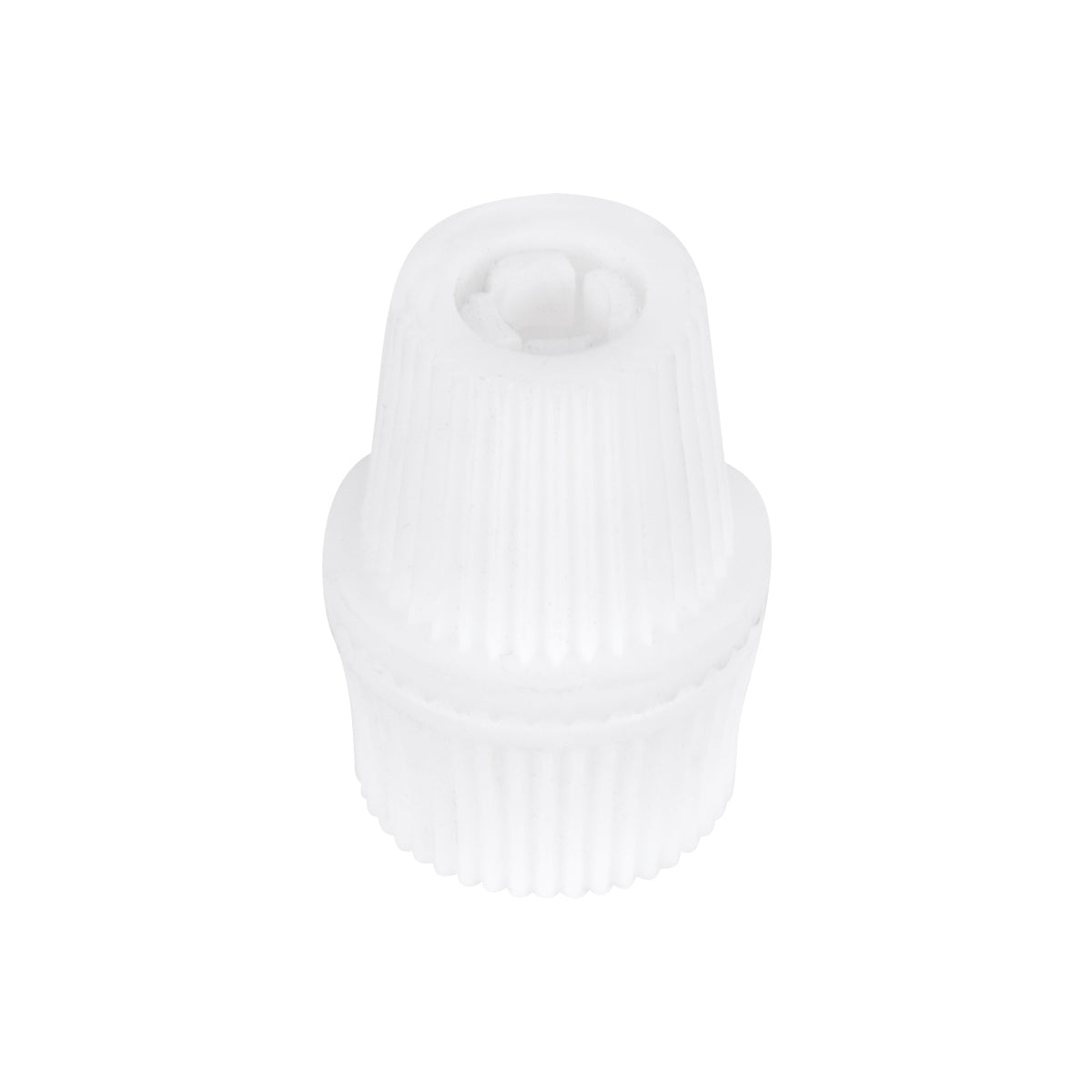 GloboStar® DIY 77563 Επιτοίχιος Στυπιοθλίπτης - Στήριγμα Καλωδίου Φωτιστικού - Φ1.6 x Υ2.3cm - Λευκό - Πλαστικό - 5 Χρόνια Εγγύηση - ledmania.gr