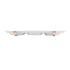 GloboStar® 77856 Χωνευτή Τετράγωνη Τριπλή Βάση για Spot AR111 Λευκή Κινούμενη σε 2 Άξονες M48.7 x Π18.7 x Y5.5cm - ledmania.gr