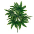GloboStar® RICE PAPER PLANT 78272 Τεχνητό Φυτό Τετραπάναξ - Μπουκέτο Διακοσμητικών Φυτών - Κλαδιών με Φύλλωμα Πράσινο Υ30cm - ledmania.gr