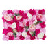 GloboStar® Artificial Garden ROSALIE 78335 Τεχνητό Διακοσμητικό Πάνελ Λουλουδιών - Κάθετος Κήπος σύνθεση Ροζαλί Μ60 x Π40 x Υ6cm - ledmania.gr