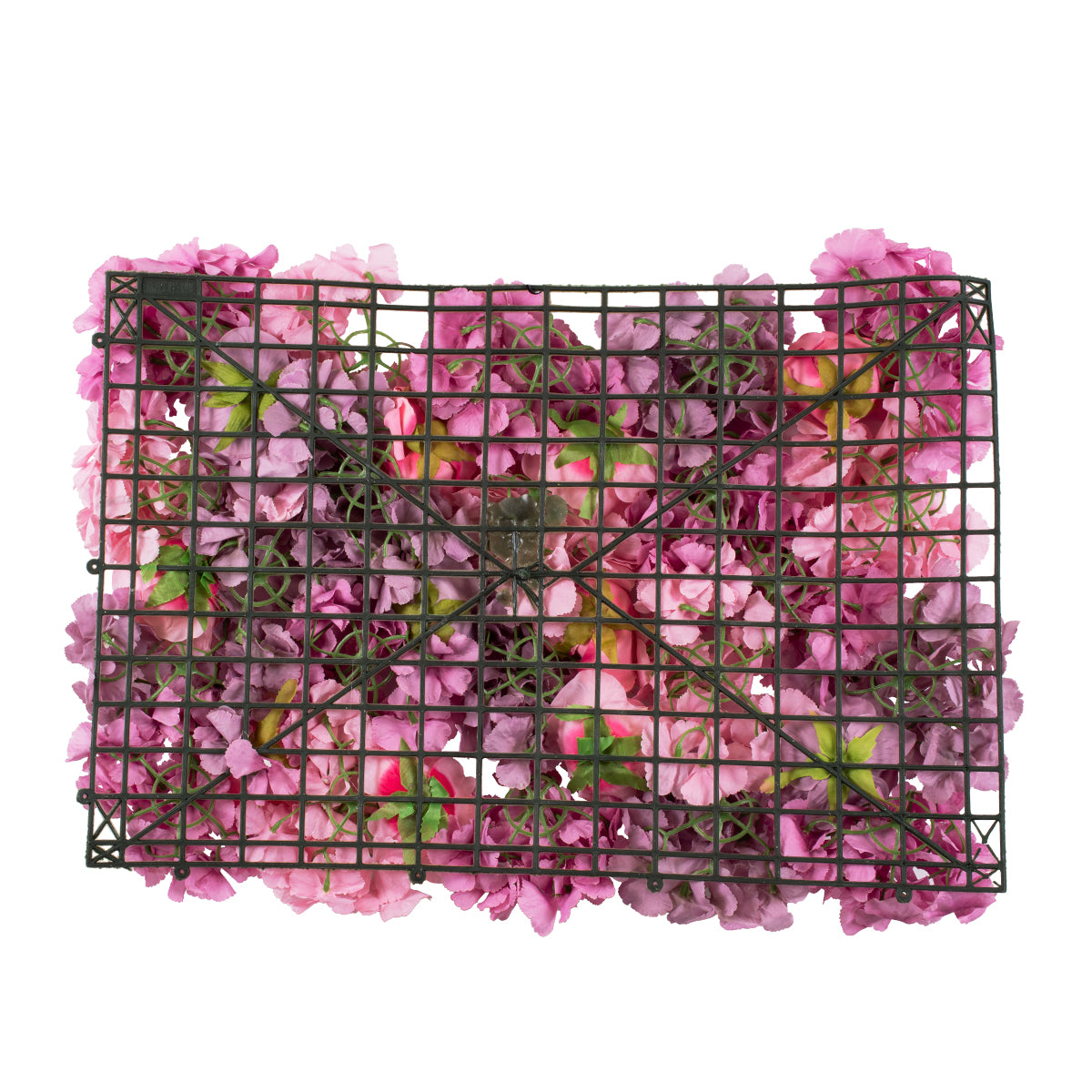 GloboStar® Artificial Garden ROSES STORY PURPLE 78336 Τεχνητό Διακοσμητικό Πάνελ Λουλουδιών - Κάθετος Κήπος σύνθεση Αμβροσία Μ60 x Π40 x Υ6cm - ledmania.gr