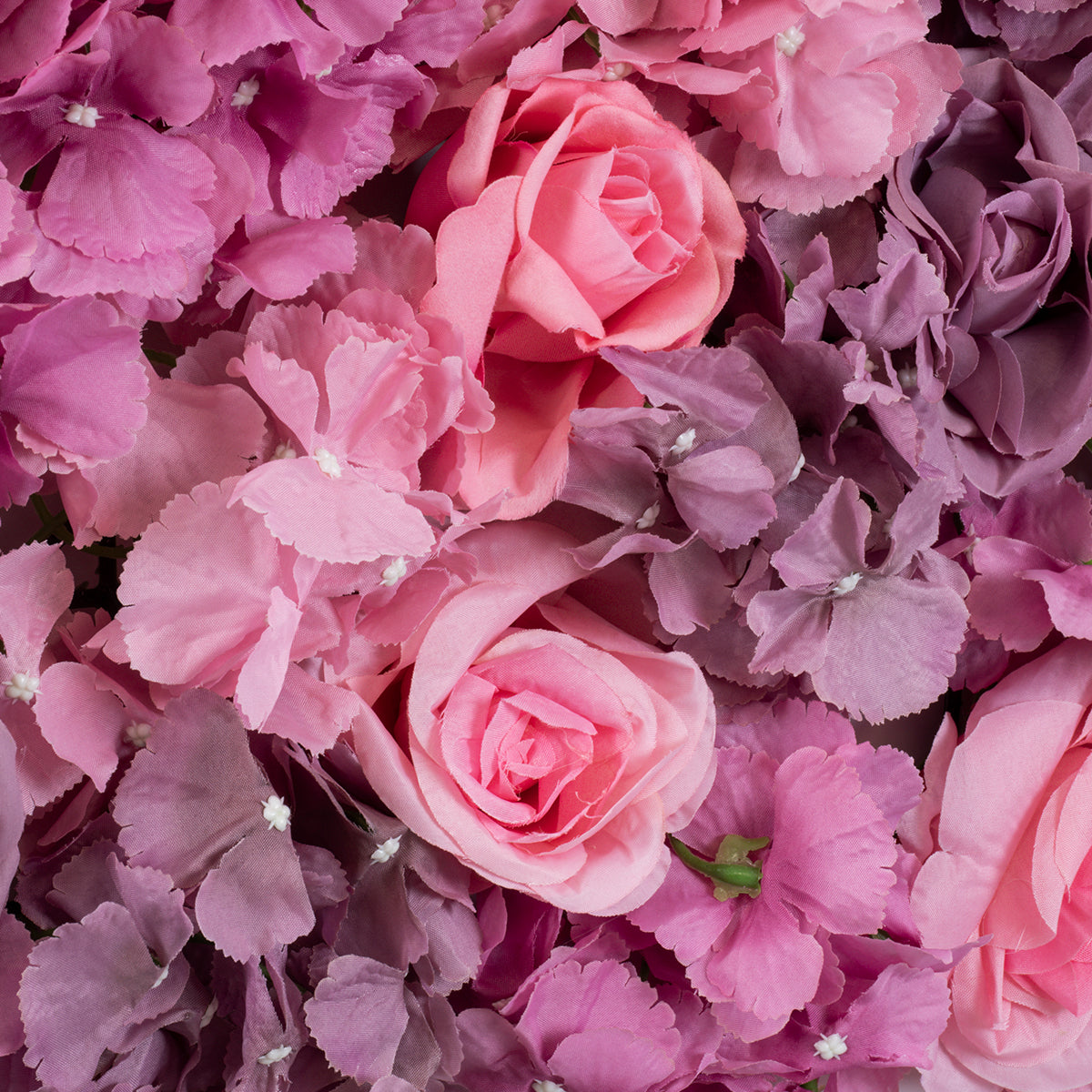 GloboStar® Artificial Garden ROSES STORY PURPLE 78336 Τεχνητό Διακοσμητικό Πάνελ Λουλουδιών - Κάθετος Κήπος σύνθεση Αμβροσία Μ60 x Π40 x Υ6cm - ledmania.gr