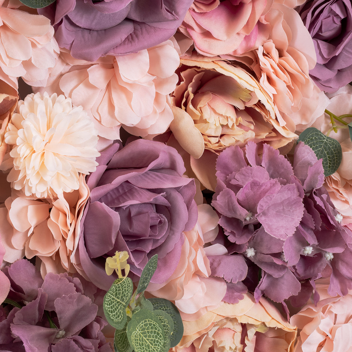 GloboStar® Artificial Garden ROSES STORY PINK 78337 Τεχνητό Διακοσμητικό Πάνελ Λουλουδιών - Κάθετος Κήπος σύνθεση Αμβροσία Μ60 x Π40 x Υ6cm - ledmania.gr