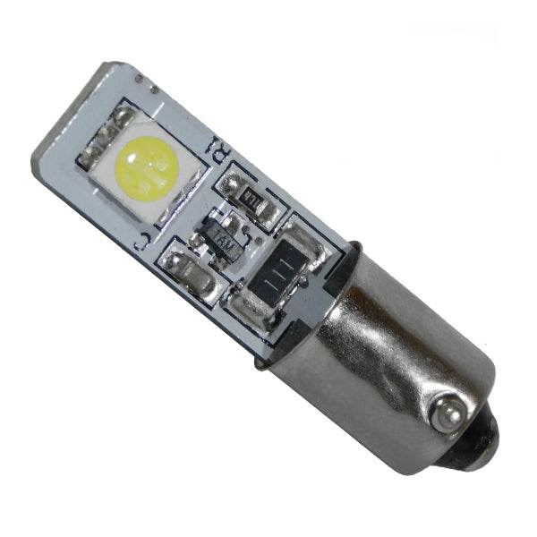 Λαμπτήρας LED Βa9s Can Bus με 2 SMD 5050 Ψυχρό Λευκό GloboStar 78340 - ledmania.gr