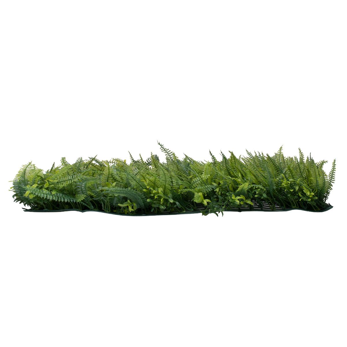 GloboStar® 78427 Artificial - Συνθετικό Τεχνητό Διακοσμητικό Πάνελ Φυλλωσιάς - Κάθετος Κήπος Νάνος Φτέρη - Γιασεμί - Πράσινο Μ60 x Υ40 x Π9cm - ledmania.gr