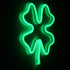 GloboStar® 78572 Φωτιστικό Ταμπέλα Φωτεινή Επιγραφή NEON LED Σήμανσης FOUR LEAF CLOVER 5W με Καλώδιο Τροφοδοσίας USB - Μπαταρίας 3xAAA (Δεν Περιλαμβάνονται) - Πράσινο - ledmania.gr
