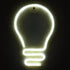 GloboStar® 78576 Φωτιστικό Ταμπέλα Φωτεινή Επιγραφή NEON LED Σήμανσης LAMP 5W με Καλώδιο Τροφοδοσίας USB - Μπαταρίας 3xAAA (Δεν Περιλαμβάνονται) - Ψυχρό Λευκό 6000K - ledmania.gr