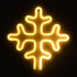 GloboStar® 78582 Φωτιστικό Ταμπέλα Φωτεινή Επιγραφή NEON LED Σήμανσης SNOWFLAKE 5W με Καλώδιο Τροφοδοσίας USB - Μπαταρίας 3xAAA (Δεν Περιλαμβάνονται) - Θερμό Λευκό 2700K - ledmania.gr