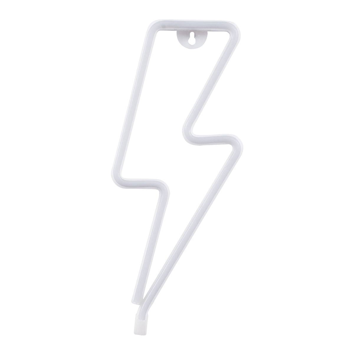 GloboStar® 78590 Φωτιστικό Ταμπέλα Φωτεινή Επιγραφή NEON LED Σήμανσης LIGHT STRIKE 5W με Καλώδιο Τροφοδοσίας USB - Μπαταρίας 3xAAA (Δεν Περιλαμβάνονται) - Θερμό Λευκό 2700K - ledmania.gr