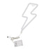 GloboStar® 78590 Φωτιστικό Ταμπέλα Φωτεινή Επιγραφή NEON LED Σήμανσης LIGHT STRIKE 5W με Καλώδιο Τροφοδοσίας USB - Μπαταρίας 3xAAA (Δεν Περιλαμβάνονται) - Θερμό Λευκό 2700K - ledmania.gr