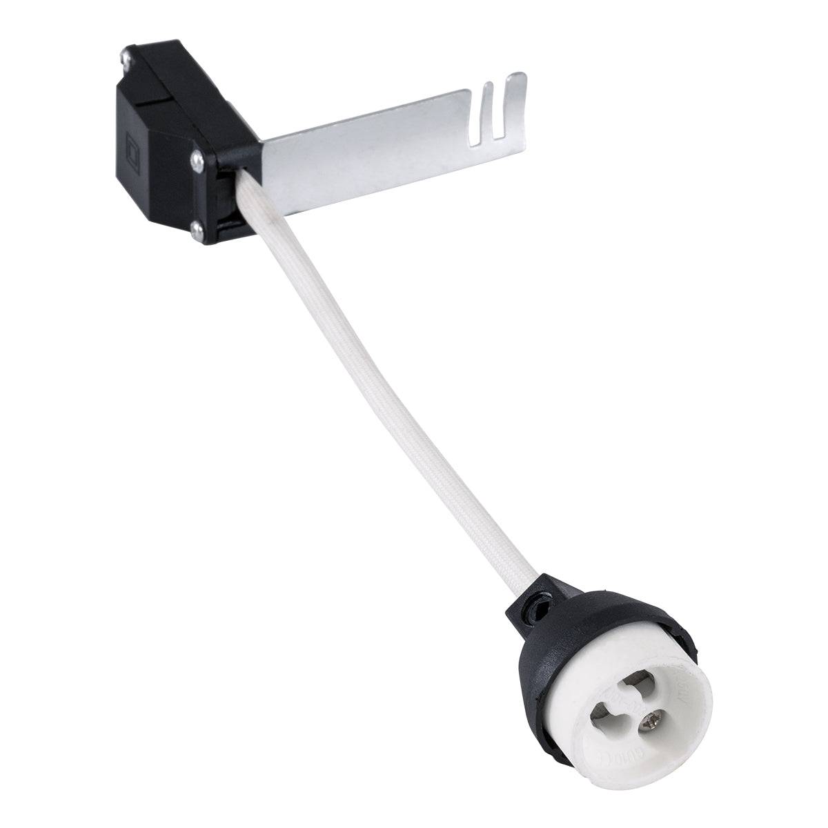 GloboStar® 78950 Ντουί GU10 με 16.5cm Καλώδιο, Βάση, Κουτί Συνδεσμολογιας και Γείωση - ledmania.gr