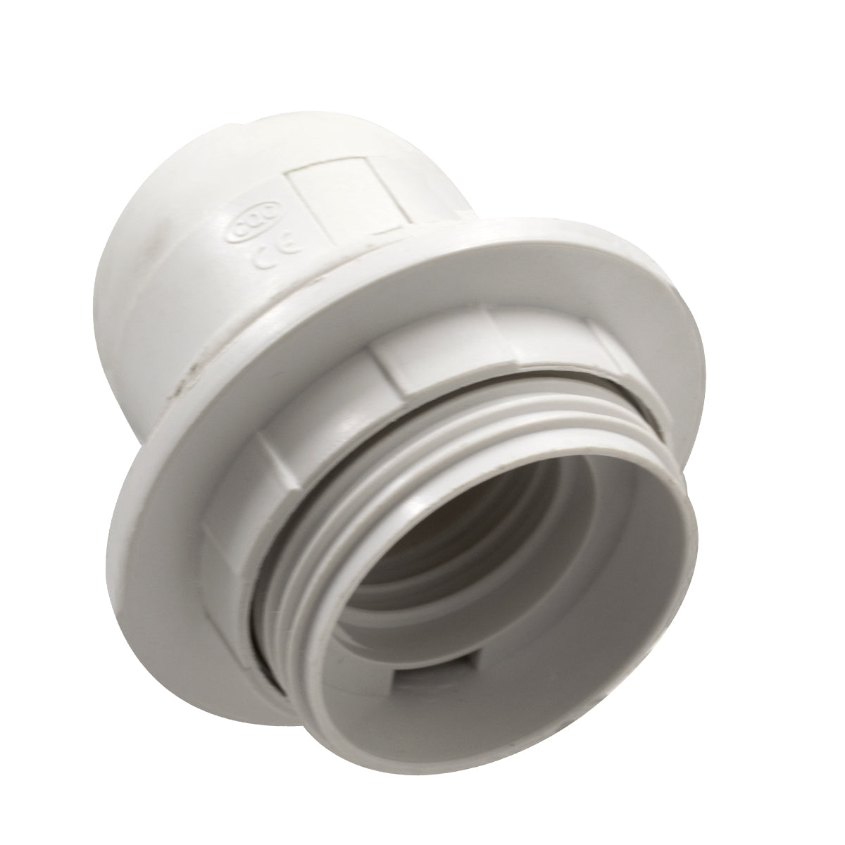 GloboStar® 78960 ΣΕΤ Ντουί E27 με Ροδέλα Πλαστικό Λευκό DIY - ledmania.gr