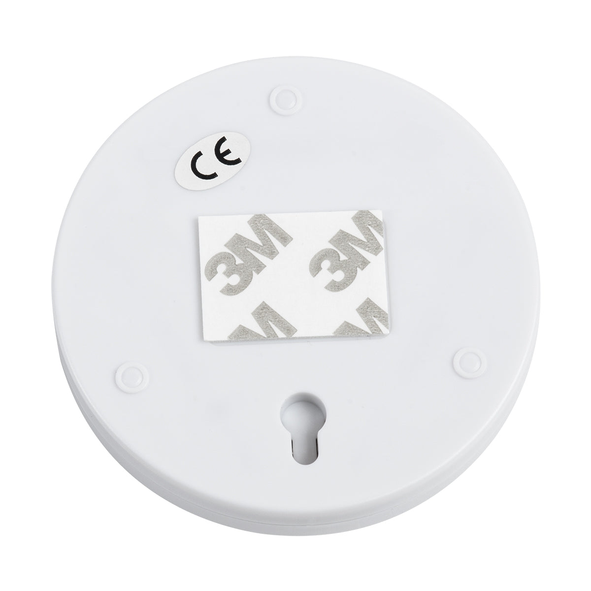 GloboStar® 79004 Φωτιστικό Νυκτός Μπαταρίας 3xAAA (Δεν Περιλαμβάνεται) LED SMD 5050 1W 80lm με Αισθητήρα Κίνησης και 3M Διπλής Όψης Αυτοκόλλητη Ταινία Αδιάβροχο IP44 Ψυχρό Λευκό 6000K D7.5 x H1.5cm - ledmania.gr