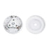 GloboStar® 79004 Φωτιστικό Νυκτός Μπαταρίας 3xAAA (Δεν Περιλαμβάνεται) LED SMD 5050 1W 80lm με Αισθητήρα Κίνησης και 3M Διπλής Όψης Αυτοκόλλητη Ταινία Αδιάβροχο IP44 Ψυχρό Λευκό 6000K D7.5 x H1.5cm - ledmania.gr