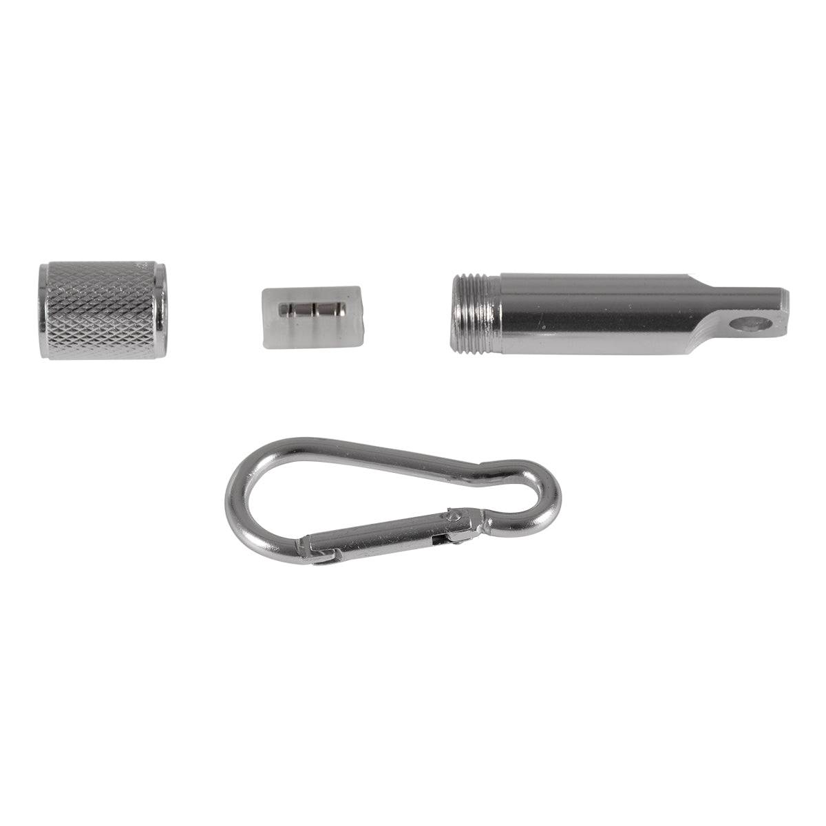 GloboStar® 79006 Μπρελόκ Φακός LED 1W Μπαταρίας Ψυχρό Λευκό 6000K - ledmania.gr