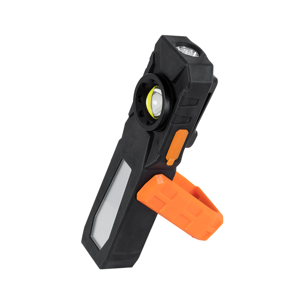 GloboStar® 79008 Φορητός Φακός Χειρός Εργασίας LED COB 13W με Επαναφορτιζόμενη Μπαταρία 1200mAh - Ισχυρό Μαγνήτη Βάσης - Καλώδιο Φόρτισης USB & Λειτουργία Power Bank - Ψυχρό Λευκό 6000K - Μ17 x Π4.5 x Υ2.7cm - ledmania.gr