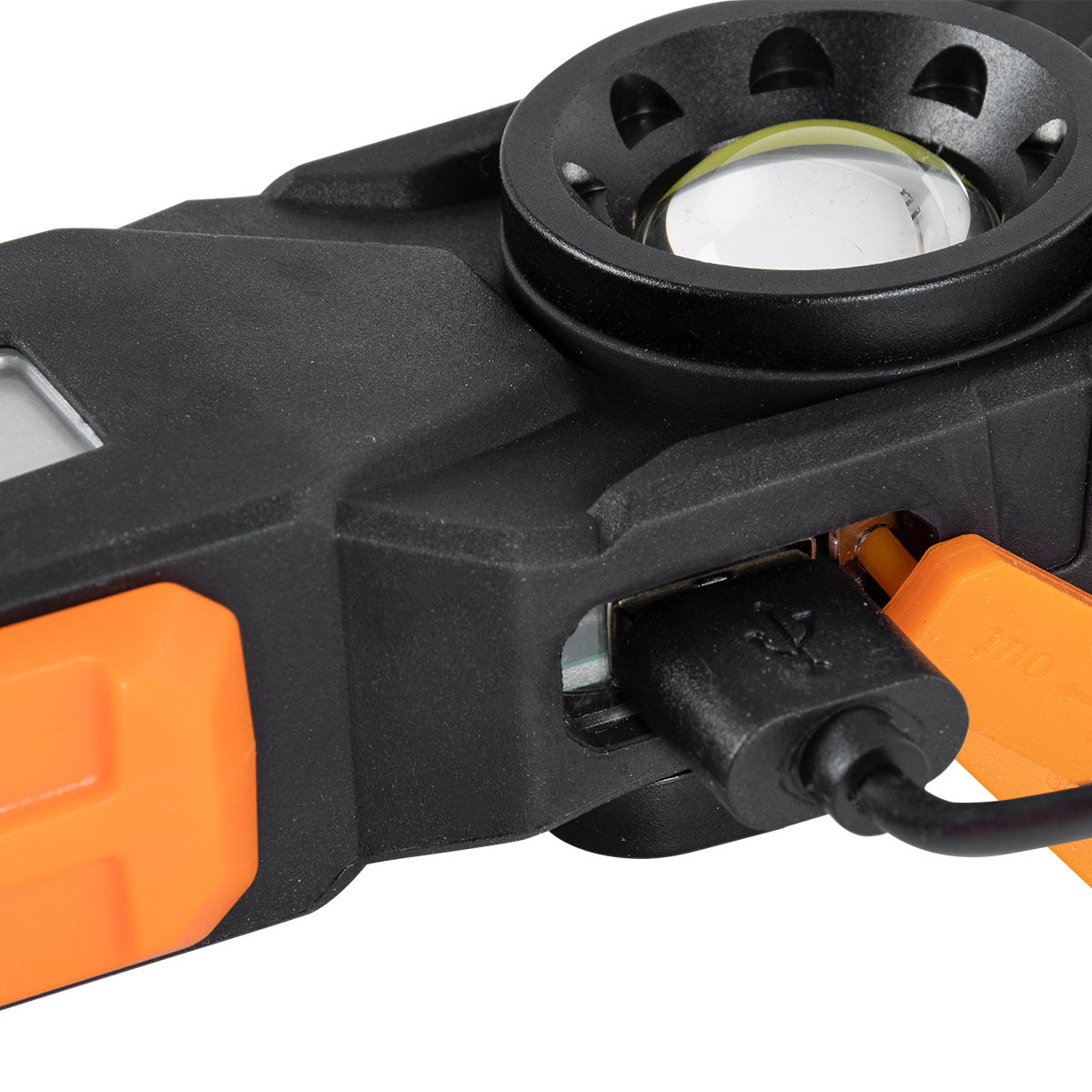 GloboStar® 79008 Φορητός Φακός Χειρός Εργασίας LED COB 13W με Επαναφορτιζόμενη Μπαταρία 1200mAh - Ισχυρό Μαγνήτη Βάσης - Καλώδιο Φόρτισης USB & Λειτουργία Power Bank - Ψυχρό Λευκό 6000K - Μ17 x Π4.5 x Υ2.7cm - ledmania.gr
