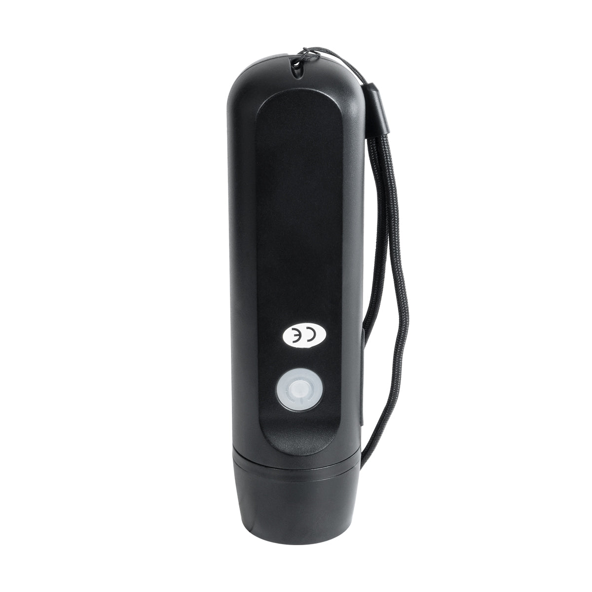 GloboStar® 79021 Φορητός Φακός Χειρός CREE LED 3W 240lm - με Επαναφορτιζόμενη Μπαταρία 1400mAh & Χειροκίνητο Φορτιστή Δυναμό - Ψυχρό Λευκό 6000K - Φ4.1 x Υ15cm - ledmania.gr