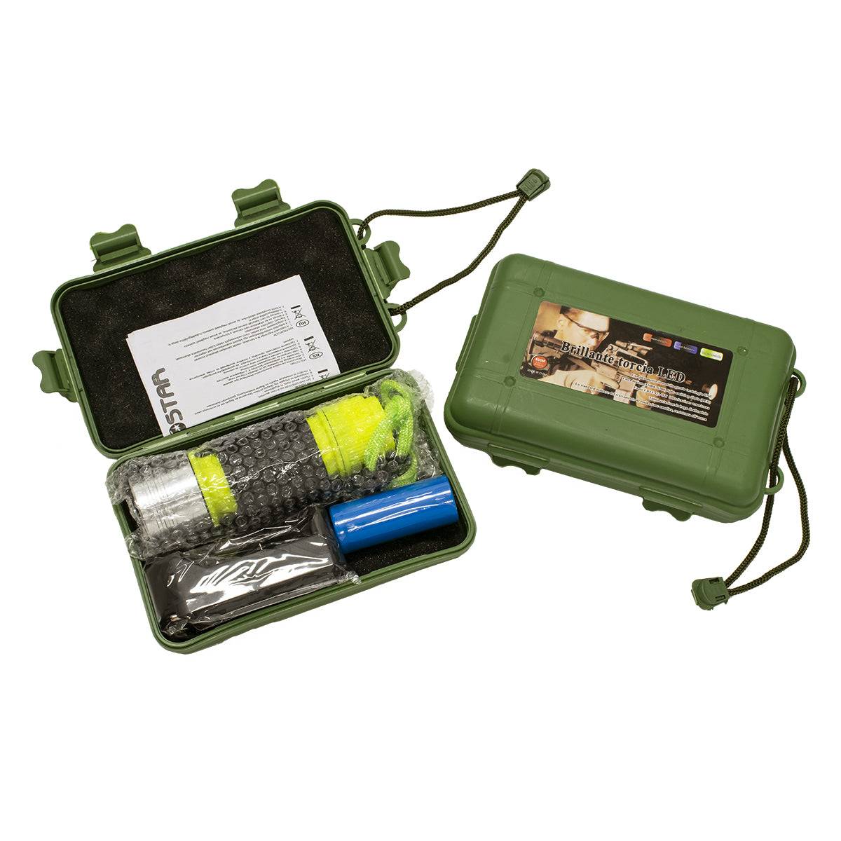 GloboStar® 79031 EXTREME Αδιάβροχος Φορητός Επαναφορτιζόμενος Φακός LED CREE XHP50 20W 2000lm & 1 x Μπαταρία 26650 2500mAh Li-ion IP68 Ψυχρό Λευκό 6000K - ledmania.gr