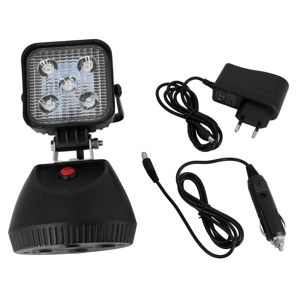 GloboStar® 79036 Φορητός Επαναφορτιζόμενος Προβολέας Εργασίας LED CREE XML2-T6 Chip 25W 2500lm με 3 Modes & με Καλώδιο Φόρτισης για Αυτοκίνητο & Πρίζας Αδιάβροχος IP54 Ψυχρό Λευκό 6000K - ledmania.gr