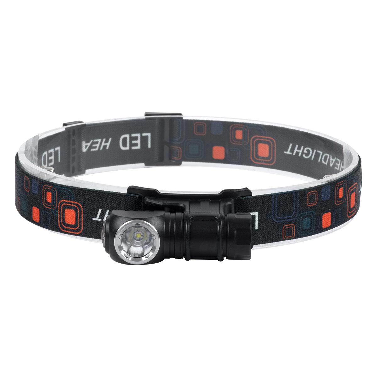 GloboStar® 79040 Φορητός Φακός Κεφαλής Επαναφορτιζόμενος LED Luminus SST20 10W 1000lm 30° Μοιρών με 1 x 16340 Μπαταρία 800mAh USB 2.0 3 Modes Αδιάβροχο IP54 Ψυχρό Λευκό 6000K - ledmania.gr