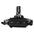 GloboStar® 79058 Φακός Κεφαλής Επαναφορτιζόμενος LED CREE XML2-T6 Chip 50 Watt 5000lm με 2 x 18650 Μπαταρίες 5200mAh Ψυχρό Λευκό 6000K - ledmania.gr