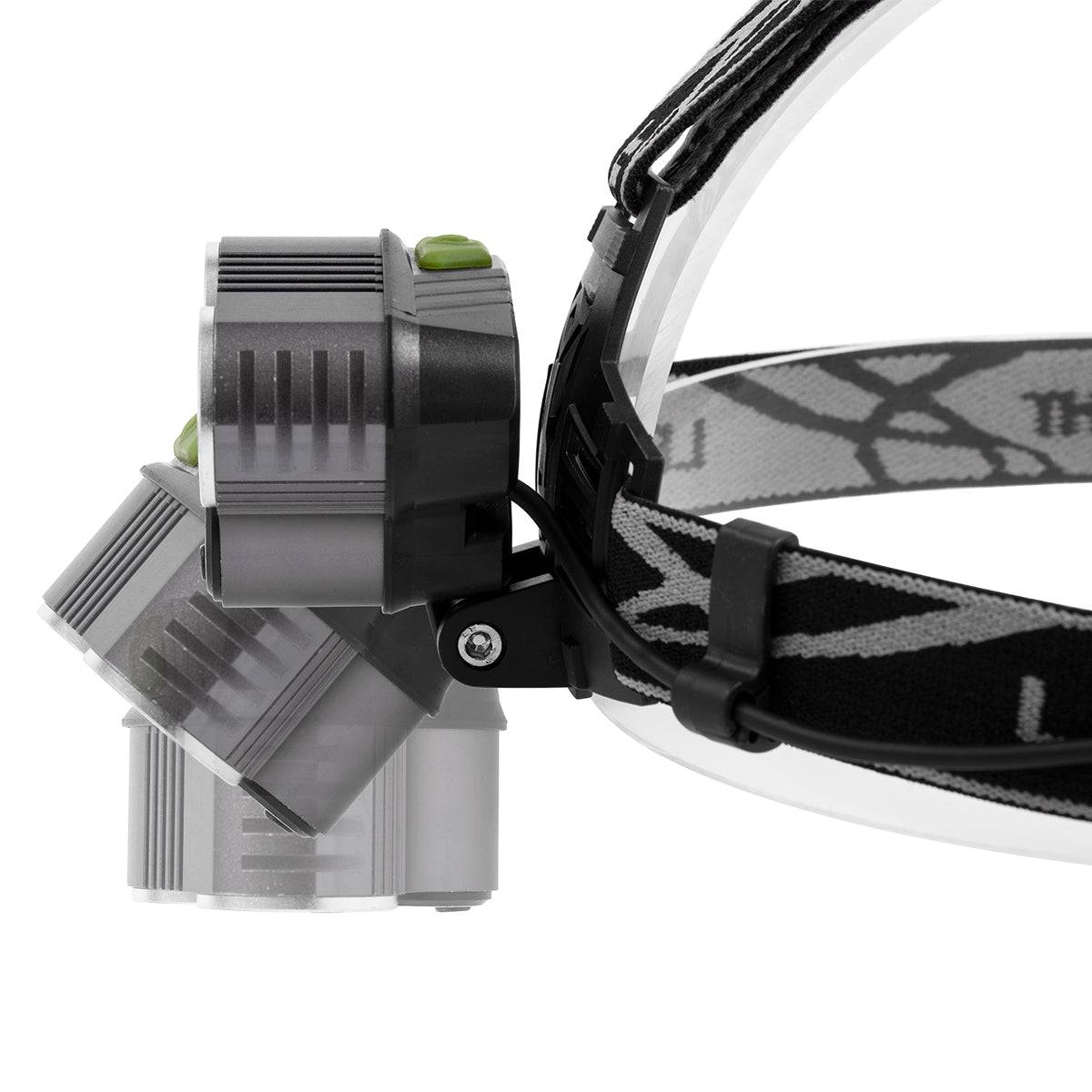 GloboStar® 79058 Φακός Κεφαλής Επαναφορτιζόμενος LED CREE XML2-T6 Chip 50 Watt 5000lm με 2 x 18650 Μπαταρίες 5200mAh Ψυχρό Λευκό 6000K - ledmania.gr