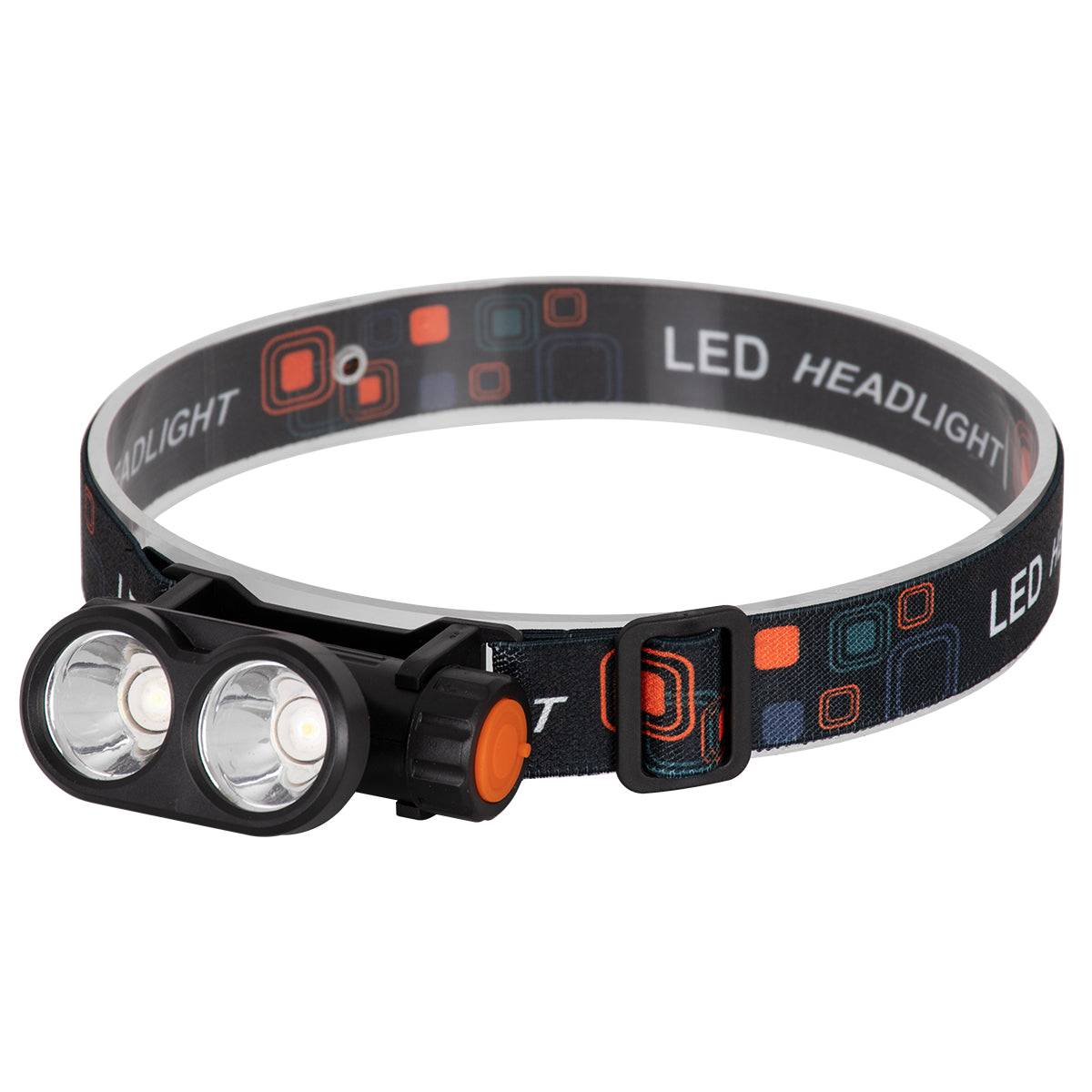 GloboStar® 79065 Φακός Κεφαλής Επαναφορτιζόμενος LED CREE XML2-T6 Chip 25 Watt 2500lm με 1 x 18650 Μπαταρία 3400mAh Θερμό Λευκό 3000K & Ψυχρό Λευκό 6000K - ledmania.gr