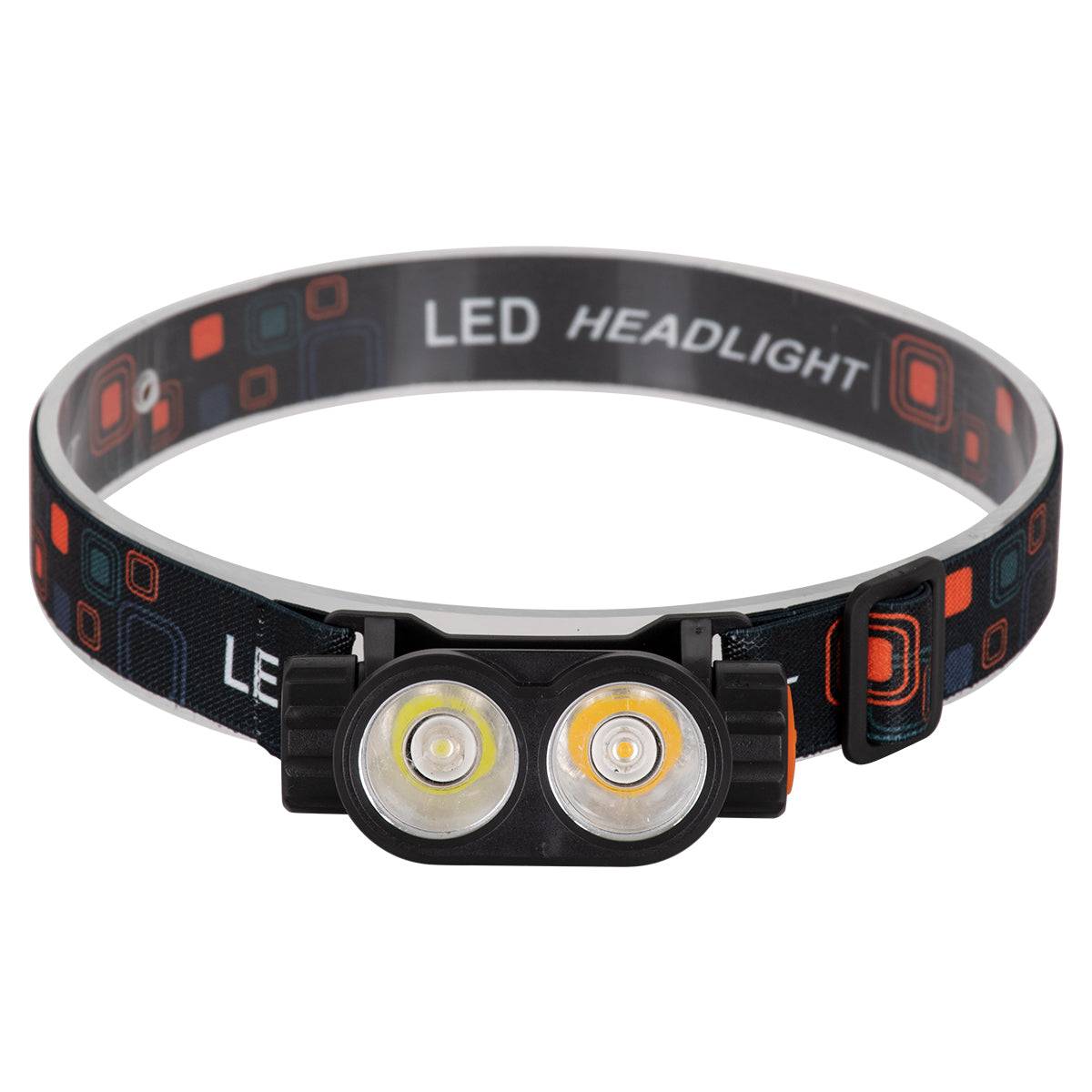 GloboStar® 79065 Φακός Κεφαλής Επαναφορτιζόμενος LED CREE XML2-T6 Chip 25 Watt 2500lm με 1 x 18650 Μπαταρία 3400mAh Θερμό Λευκό 3000K & Ψυχρό Λευκό 6000K - ledmania.gr