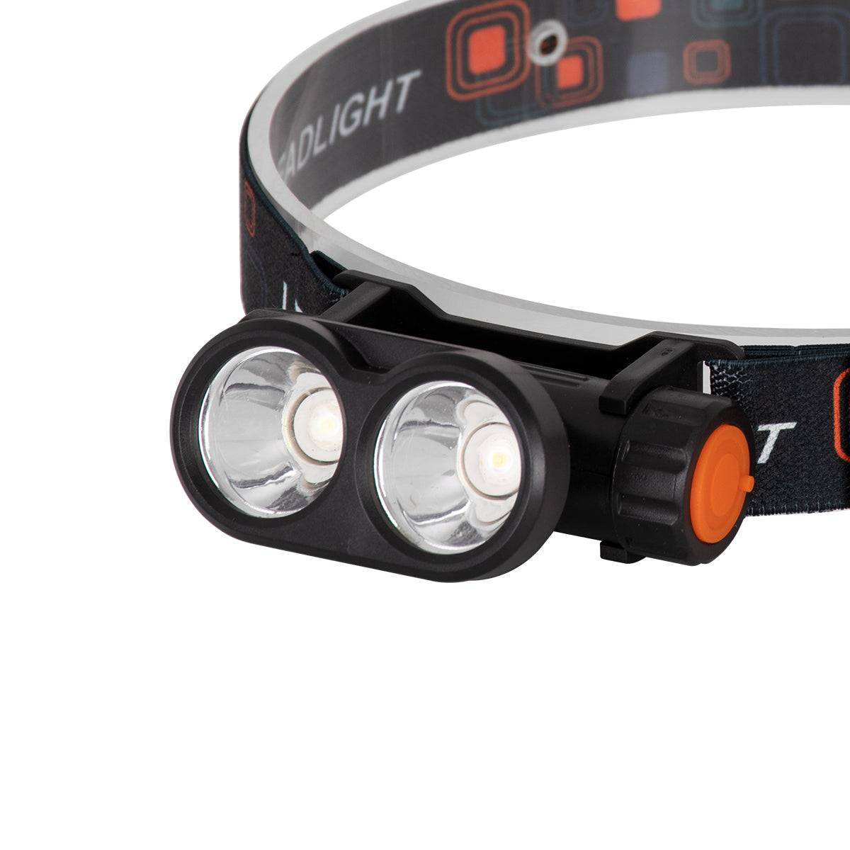 GloboStar® 79065 Φακός Κεφαλής Επαναφορτιζόμενος LED CREE XML2-T6 Chip 25 Watt 2500lm με 1 x 18650 Μπαταρία 3400mAh Θερμό Λευκό 3000K & Ψυχρό Λευκό 6000K - ledmania.gr