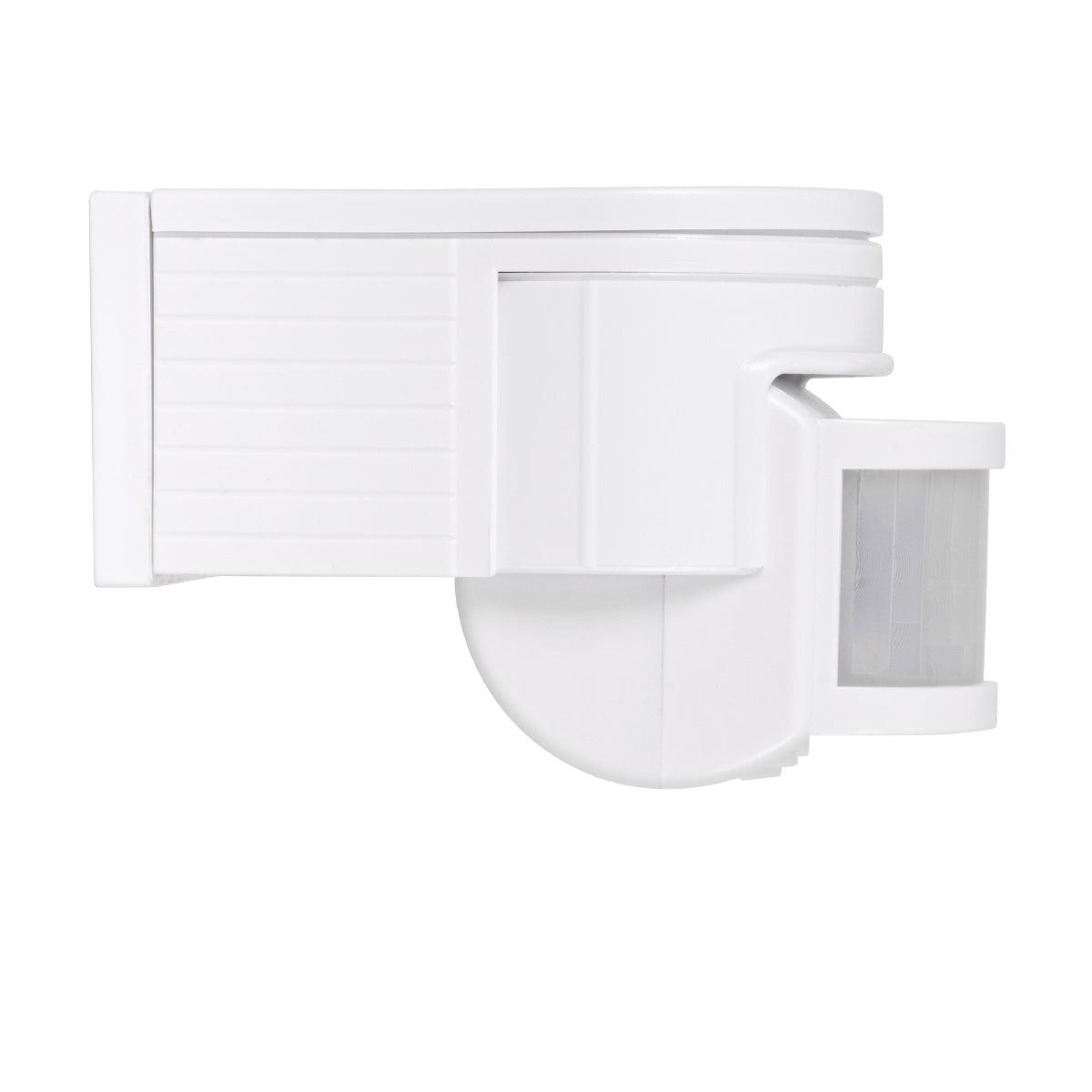 GloboStar® 79092 Επίτοιχος PIR Ανιχνευτής-Αισθητήρας Κίνησης 180° 6m Motion Sensor AC 230V Max 1380W - ledmania.gr
