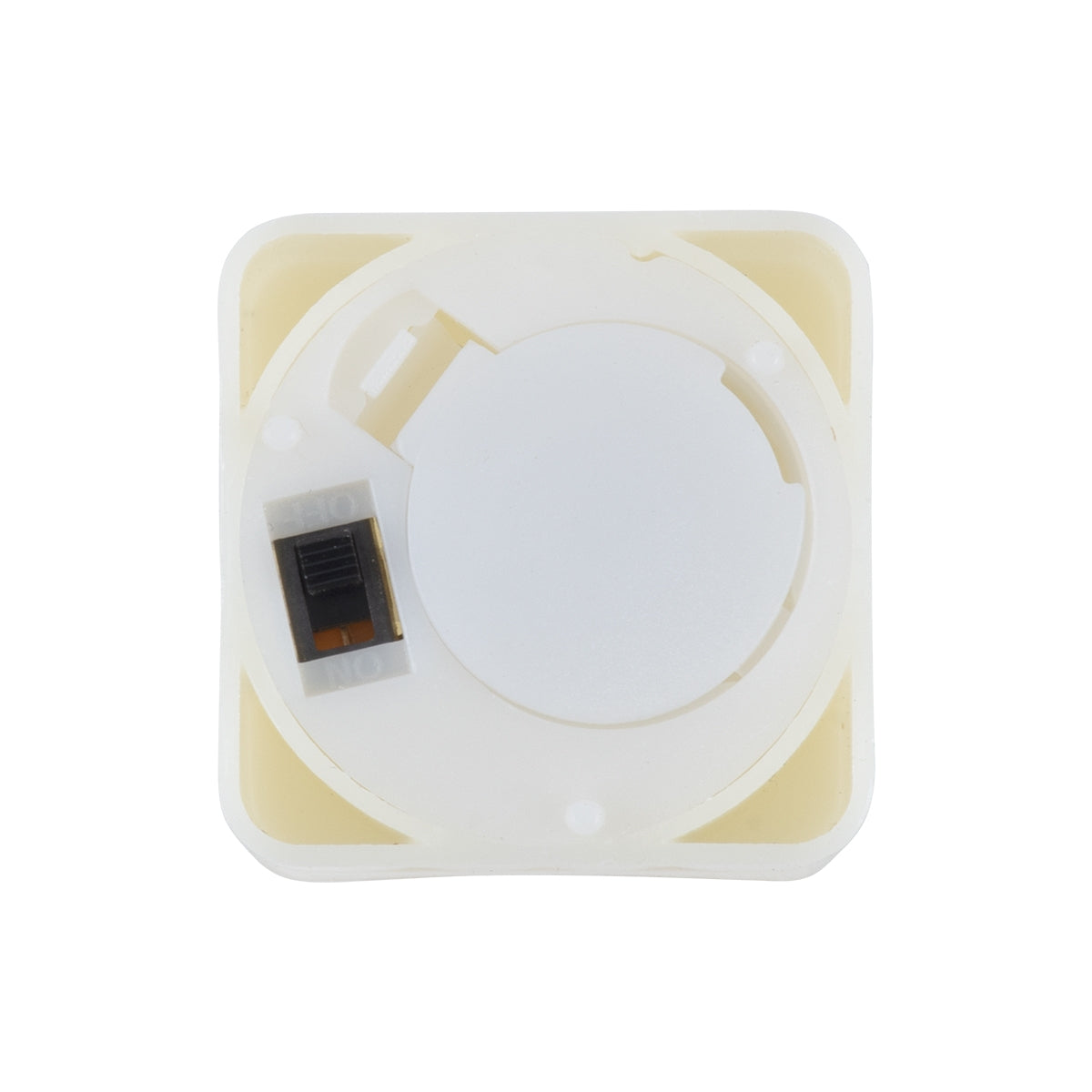 GloboStar® CANDLE 79538 ΣΕΤ 12 x Διακοσμητικά Realistic Κεράκια με LED Εφέ Κινούμενης Φλόγας - Μπαταρίας 12 x CR2032 Θερμό Λευκό 2700K Μπεζ L3.5 x W3.5 x H3.5cm - ledmania.gr
