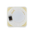 GloboStar® CANDLE 79538 ΣΕΤ 12 x Διακοσμητικά Realistic Κεράκια με LED Εφέ Κινούμενης Φλόγας - Μπαταρίας 12 x CR2032 Θερμό Λευκό 2700K Μπεζ L3.5 x W3.5 x H3.5cm - ledmania.gr