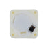 GloboStar® CANDLE 79539 ΣΕΤ 12 x Διακοσμητικά Realistic Κεράκια με LED Εφέ Κινούμενης Φλόγας - Μπαταρίας 12 x CR2032 Θερμό Λευκό 2700K Μπεζ L3.7 x W3.7 x H5.5cm - ledmania.gr