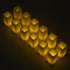 GloboStar® CANDLE 79540 ΣΕΤ 12 x Διακοσμητικά Realistic Κεράκια με LED Εφέ Κινούμενης Φλόγας - Μπαταρίας 12 x CR2032 Θερμό Λευκό 2700K Μπεζ L3.7 x W3.7 x H7.5cm - ledmania.gr