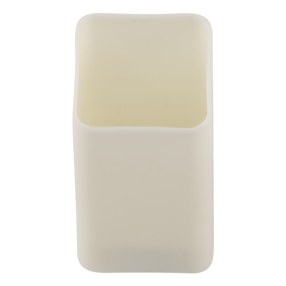 GloboStar® CANDLE 79540 ΣΕΤ 12 x Διακοσμητικά Realistic Κεράκια με LED Εφέ Κινούμενης Φλόγας - Μπαταρίας 12 x CR2032 Θερμό Λευκό 2700K Μπεζ L3.7 x W3.7 x H7.5cm - ledmania.gr