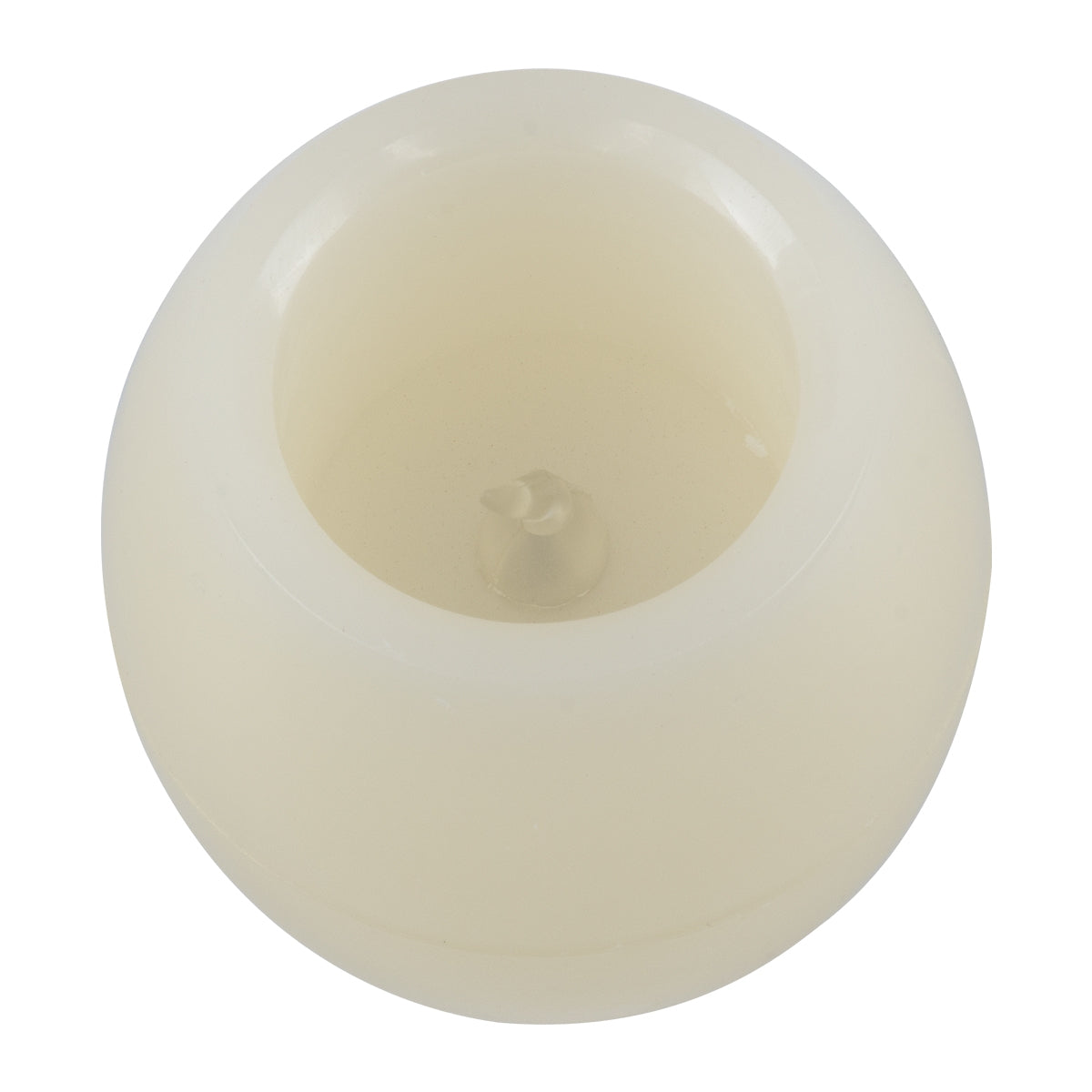 GloboStar® CANDLE 79548 ΣΕΤ 2 x Διακοσμητικά Realistic Κεράκια με LED Εφέ Κινούμενης Φλόγας - Μπαταρίας 12 x CR2032 Μπλε Μπεζ D6 x H5cm - ledmania.gr