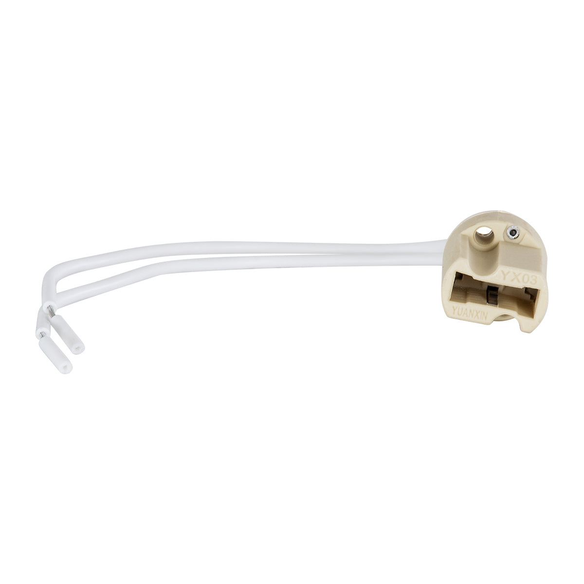 GloboStar® 79597 Κεραμικό Ντουί G9 με 15CM Καλώδιο D1.8 x H2.6cm - ledmania.gr