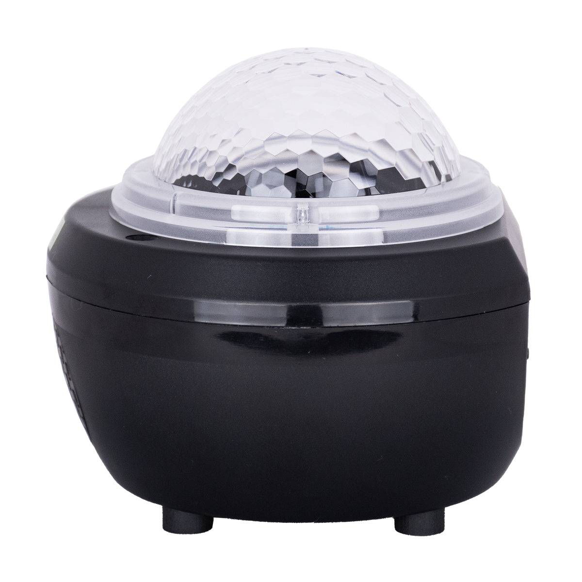GloboStar® 79603 Μαύρο Επιτραπέζιο Διακοσμητικό Φωτιστικό Ειδικών Εφε NIGHT SKY GALAXY 3D LED 10W DC 5V 2200mAh Επαναφορτιζόμενο με Bluetooth Speaker - Sound Activated - Καλώδιο Τροφοδοσίας USB και Ασύρματο Χειριστήριο RF 2.4Ghz Πολύχρωμo RGB Dimmable - ledmania.gr