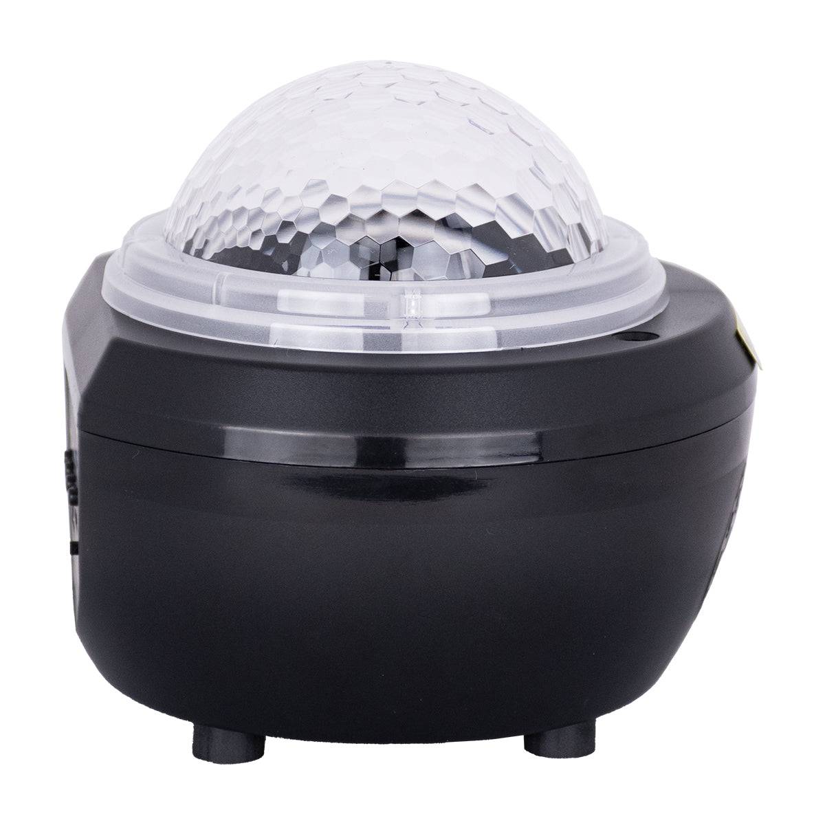 GloboStar® 79603 Μαύρο Επιτραπέζιο Διακοσμητικό Φωτιστικό Ειδικών Εφε NIGHT SKY GALAXY 3D LED 10W DC 5V 2200mAh Επαναφορτιζόμενο με Bluetooth Speaker - Sound Activated - Καλώδιο Τροφοδοσίας USB και Ασύρματο Χειριστήριο RF 2.4Ghz Πολύχρωμo RGB Dimmable - ledmania.gr