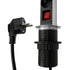 GloboStar® 79632 Χωνευτό Πτυσσόμενο Πολύμπριζο με 5 Πρίζες Ασφαλείας EU Σούκο AC 230V Max 5000W & 2 Εξόδους USB DC 5V Max 3A 18W & Ενσωματωμένο Διακόπτη Οn/Off - ledmania.gr