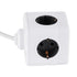 TRAVEL PowerCube PRO Certified 79639 Πολύπριζο 6 Θέσεων με 1.5m Kαλώδιο - 4 Πρίζες Ασφαλείας Childproof EU Schuko AC 220-240V & 2 Πρίζες USB Max 2.1A/DC 5V Μ7.5 x Π7.5 x Υ7.5 - Λευκό με Γκρι - Max Load 3680W/16A - ledmania.gr