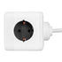 TRAVEL PowerCube PRO Certified 79639 Πολύπριζο 6 Θέσεων με 1.5m Kαλώδιο - 4 Πρίζες Ασφαλείας Childproof EU Schuko AC 220-240V & 2 Πρίζες USB Max 2.1A/DC 5V Μ7.5 x Π7.5 x Υ7.5 - Λευκό με Γκρι - Max Load 3680W/16A - ledmania.gr