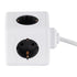 TRAVEL PowerCube PRO Certified 79644 Πολύπριζο 5 Θέσεων με 1.5m Kαλώδιο - 5 Πρίζες Ασφαλείας Childproof EU Schuko AC 220-240V Μ7.5 x Π7.5 x Υ7.5 - Λευκό με Γκρι - Max Load 3680W/16A - ledmania.gr