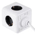 TRAVEL PowerCube PRO Certified 79644 Πολύπριζο 5 Θέσεων με 1.5m Kαλώδιο - 5 Πρίζες Ασφαλείας Childproof EU Schuko AC 220-240V Μ7.5 x Π7.5 x Υ7.5 - Λευκό με Γκρι - Max Load 3680W/16A - ledmania.gr