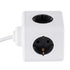 TRAVEL PowerCube PRO Certified 79644 Πολύπριζο 5 Θέσεων με 1.5m Kαλώδιο - 5 Πρίζες Ασφαλείας Childproof EU Schuko AC 220-240V Μ7.5 x Π7.5 x Υ7.5 - Λευκό με Γκρι - Max Load 3680W/16A - ledmania.gr