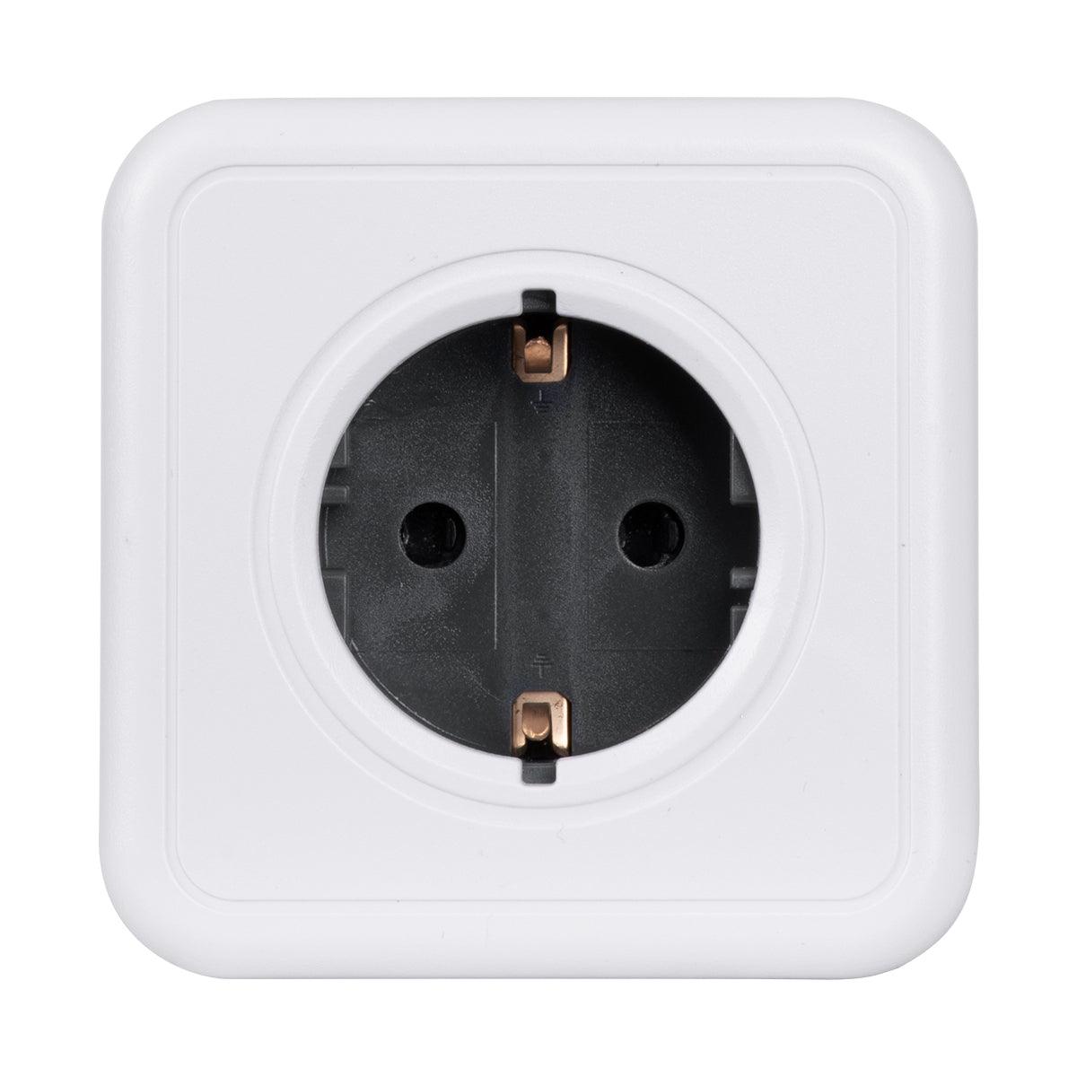TRAVEL PowerCube PRO Certified 79644 Πολύπριζο 5 Θέσεων με 1.5m Kαλώδιο - 5 Πρίζες Ασφαλείας Childproof EU Schuko AC 220-240V Μ7.5 x Π7.5 x Υ7.5 - Λευκό με Γκρι - Max Load 3680W/16A - ledmania.gr